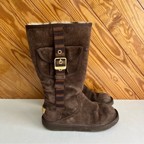 UGG Retro Cargo Tall Boot in Espresso - Picture 1 of 8